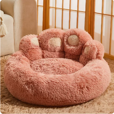 Wholesale-Durable-Round-Washable-Dog-Cat-Bed-for-Winter-50-110cm-Suitable-for-Medium-Large-Pet-Dogs