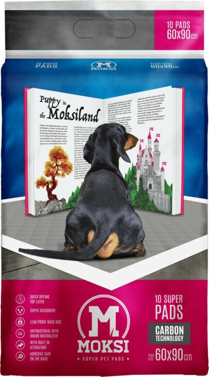 Moksi prostirke za pse sa aktivnim ugljem 60x90