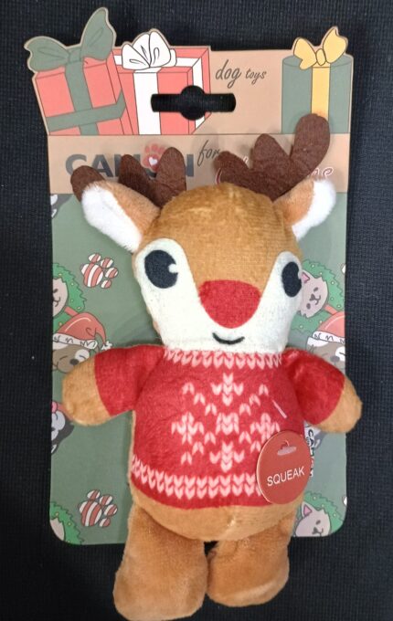 Igračka za pse mali plišani jelen sa zvukom