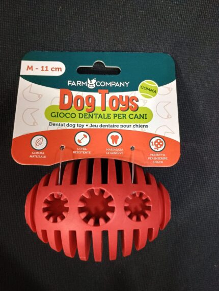 Velika ragbi lopta za poslastice od jako čvrste gume