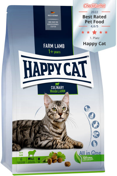 Happy cat suva hrana sa jagnjetinom za mačke, 4 kg