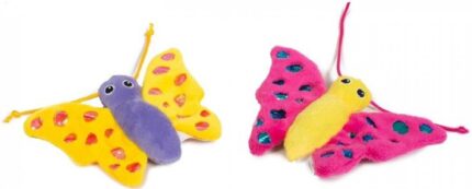 Igračka za mačke plišani leptir sa mačijom nanom