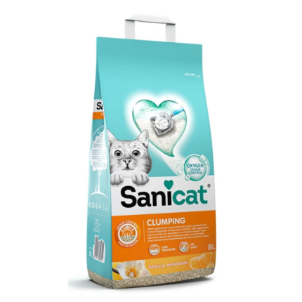 Sanicat Posip bentonit grudvajući vanila/mandarina 8L