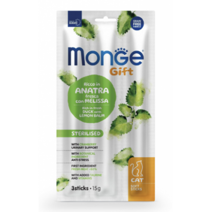 Monge Gift poslastice za sterilisane mačke, 15 g