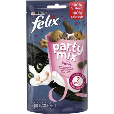 Poslastice za mačke Felix party mix Picnic, 60 gr