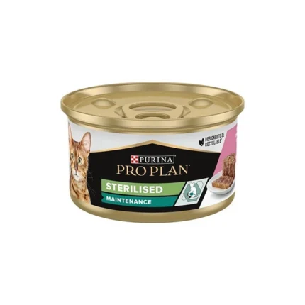 Pro Plan Cat sterilized tuna i losos, konzerva 85 g